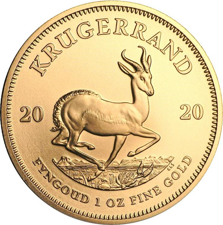 Bild 3: Südafrika Krügerrand 2020 1 Unze Gold