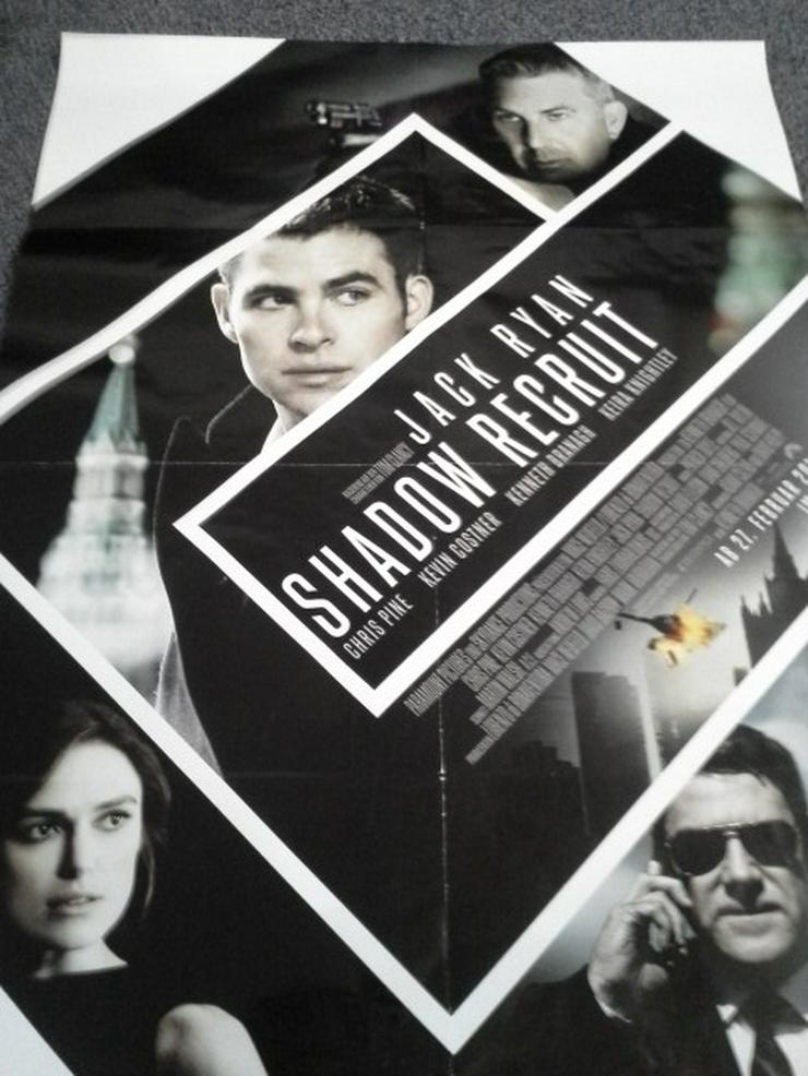 Kevin Costner 2014 A1 Orginal Plakat Jack Ryan: Shadow Recruit  - Aufkleber, Schilder & Sammelbilder - Bild 5