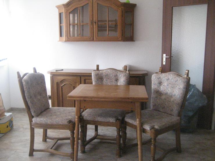 Bild 3: Esstisch mit 4 stühlen 