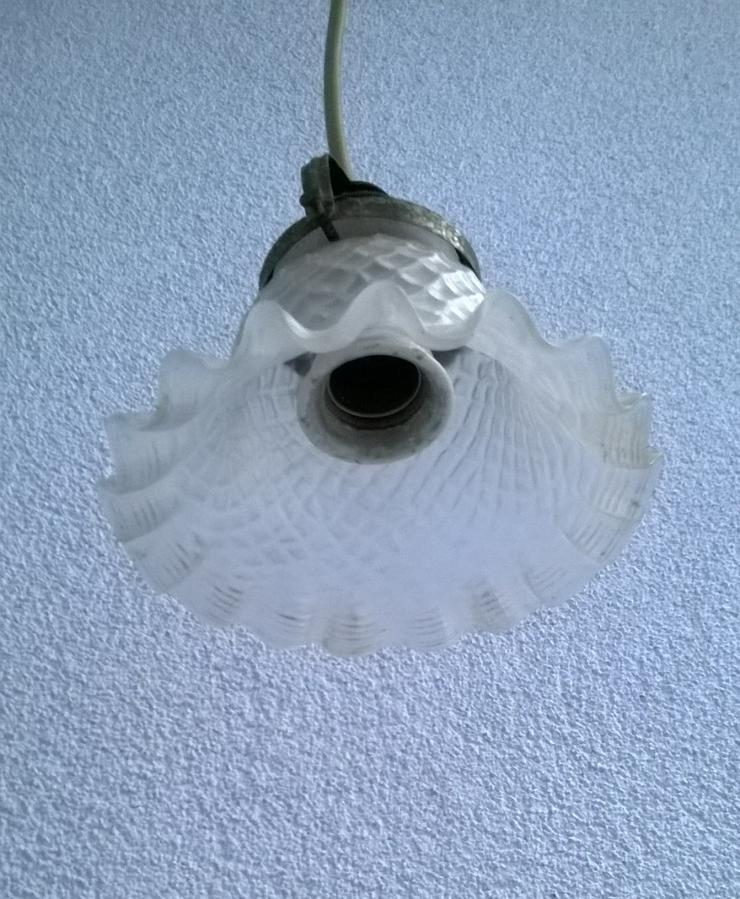 Bild 4: Jugendstil-Lampe mit Porzellan-Fassung