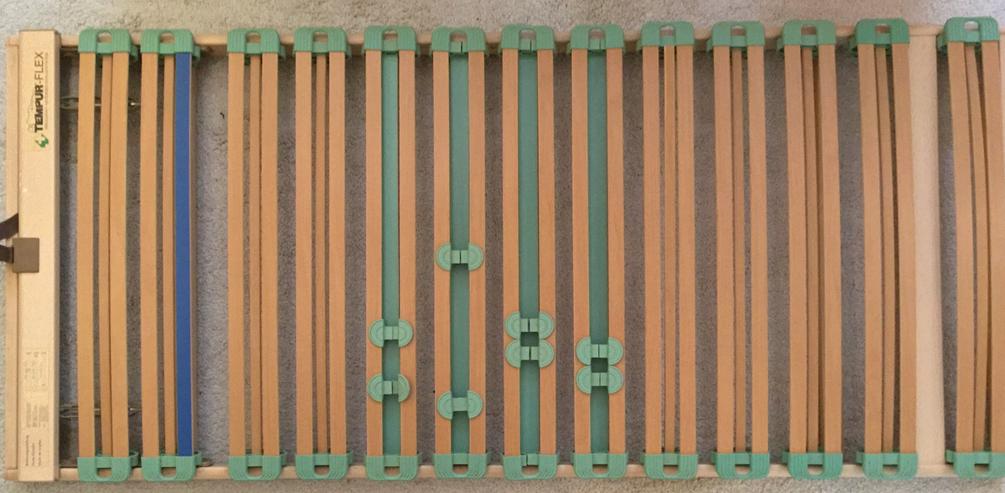 Zwei hochwertige Lattenroste von Tempur aus Buchenholz mit mechanisch verstellbarem Kopfteil - Betten - Bild 2