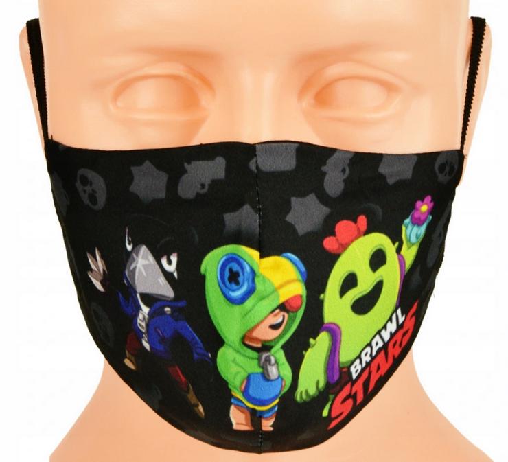 Maske Kindermaske Nasenschutz Brawl Stars Legendery Brawlers Maske Schutzmaske Mundschutz Kind Minecraft Fortnite - Kopfbedeckungen - Bild 3