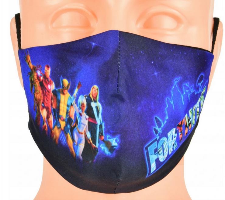 Bild 2: Maske Kindermaske Nasenschutz Brawl Stars Legendery Brawlers Maske Schutzmaske Mundschutz Kind Minecraft Fortnite