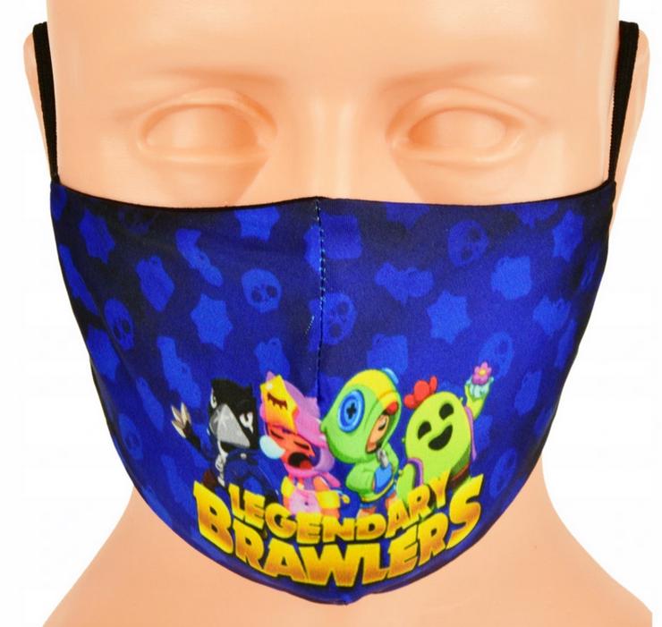 Maske Kindermaske Nasenschutz Brawl Stars Legendery Brawlers Maske Schutzmaske Mundschutz Kind Minecraft Fortnite - Kopfbedeckungen - Bild 14