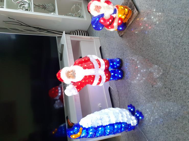 Bild 1: Weihnachtsfiguren LED 3Stück
