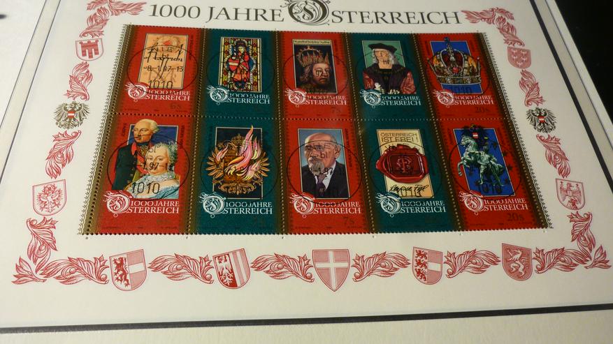 Österreich 1956 - 1996 gestempelt komplett fehlt keine Marke - Briefmarken - Bild 6