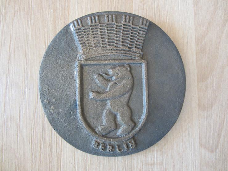 Bronze-Wappenteller (Handarbeit) - Metallbilder - Bild 1