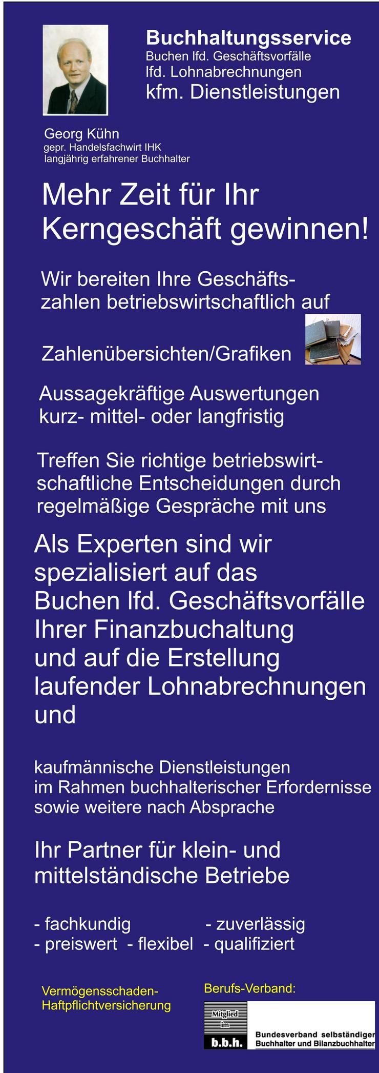 Bild 2: Buchhaltungs-Service, langjährig erfahrener Buchhalter, -buchen lfd. Geschäftsvorfälle-, kaufm.Dienstleistungen Südhessen.