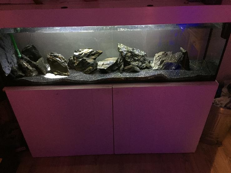 Bild 12: 220L Aquarium Komplettset | Schrank + Lichtkasten Weiß | Aussenfilter | Kies/Steine | sämtl. Zubehör