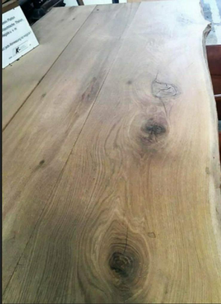 Eiche Tischplatte Massiv Baumstammtisch Massivholz 273, 38 EUR/qm - Weitere - Bild 4