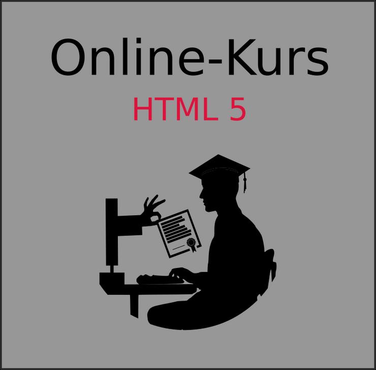 Online-Kurs HTML 5 mit Abschlusszertifikat