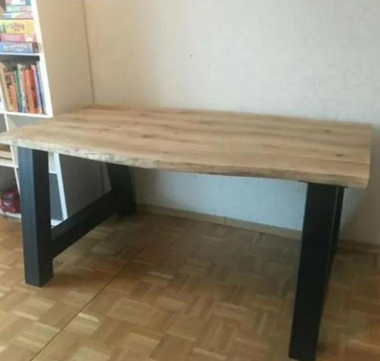 Eiche Tisch Arbeitsplatte Schreibtisch Massiv 160x80 351,56€/qm - Tische - Bild 2