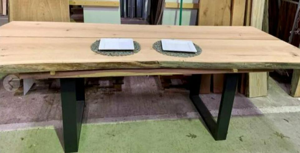 Eiche Tischplatte Esstisch Tisch Diele Bohle Massivholz 276€/qm - Tische - Bild 1
