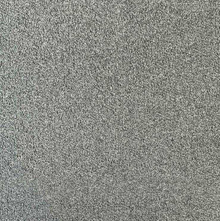 Bild 1: Graue Teppichfliesen NEU Silber Boucle 152m2 auf Lager