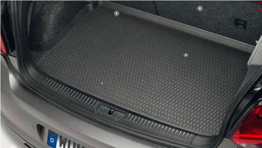 VW Polo 6R Kofferraum Zusatzablage 2. ter Ladeboden + Antirutschmatte für unten und oben in top Zustand - Kofferraumzubehör - Bild 2