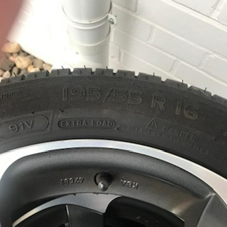 Bild 7: Sommerkompletträder Michelin 195/55 R16 auf Alufelgen