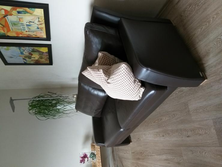 Leder-Sofa Zweisitzer