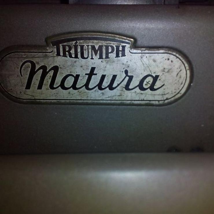 Schreibmaschine "TRIUMPH matura 50", mechanisch, Farbband trocken  second hand - Weitere - Bild 3