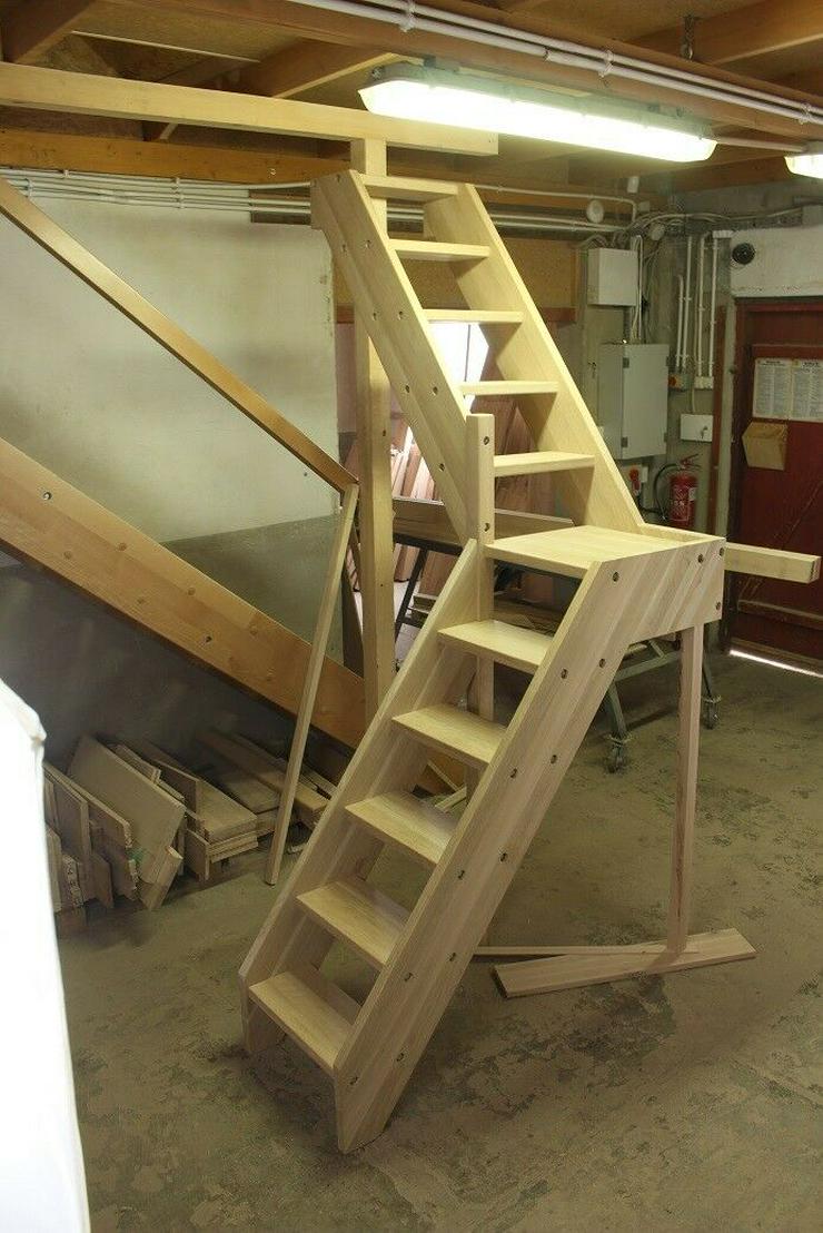 Bild 4: SCHÄTZUNG FREITRAGENDE TREPPEN TYP U, L ZUR SELBSTMONTAGE BUCHENHOLZ