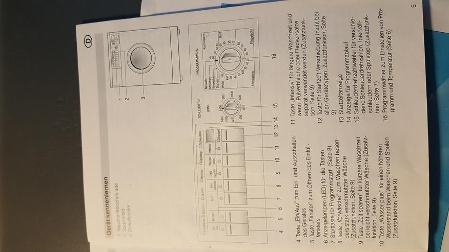 Bild 6: Waschmaschine Siemens Siwamat WM61200/01 FD760350231 mit TIMER Funktion