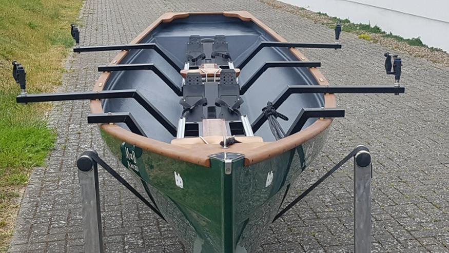 Traditional Trainer Zweier Ruderboot mit Rollsitzen