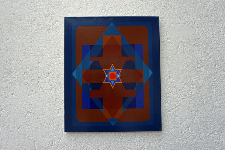 Bild 2: Der Kompass - Mandala (A. Rasko 1981), Öl auf Leinwand