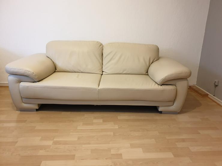 Sofa beige 3 Sitzer