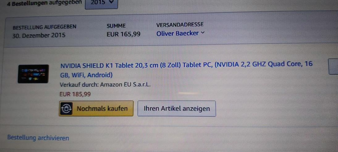 Bild 5: TABLET NVIDIA K1 - 20,3 CM (8 ZOLL), 16 GB SPEICHER, 2,2 GHZ