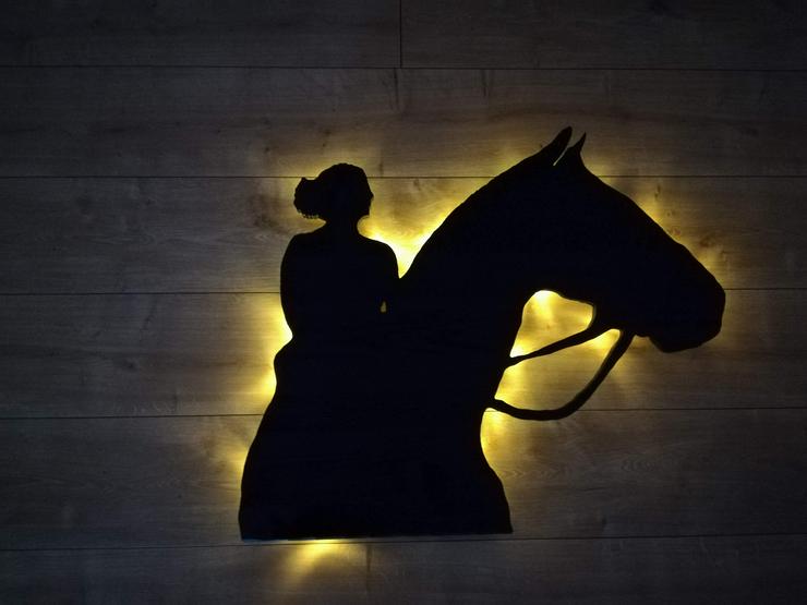 Dein eigenes Pferd als Wanddeko mit LED Beleuchtung
