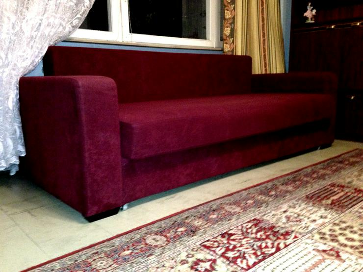 Bild 2: Stabiles Schlafsofa, Couch im Bauhaus-Stil TOP ZUSTAND!