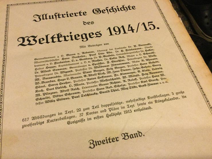 Illustrierte Geschichte des Weltkrieges 1914  15  - Lexika & Chroniken - Bild 3