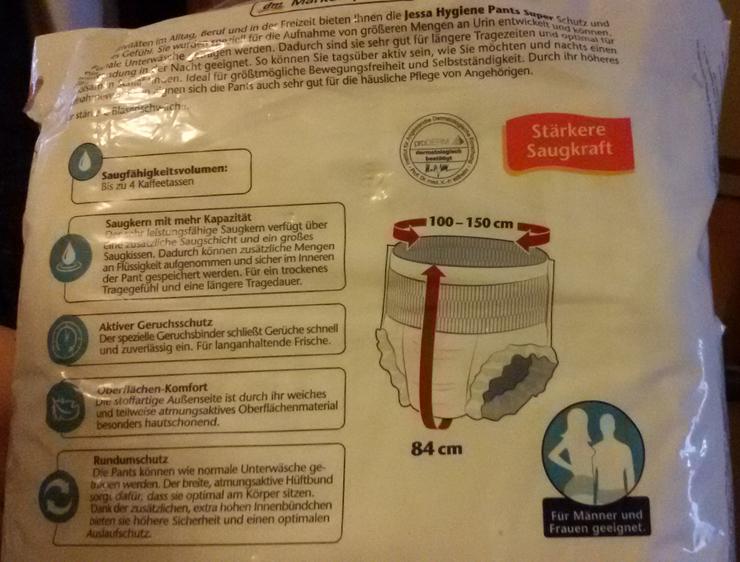 Bild 2: Hygiene Pants Large Super  NEU! - Inhalt: 14St.