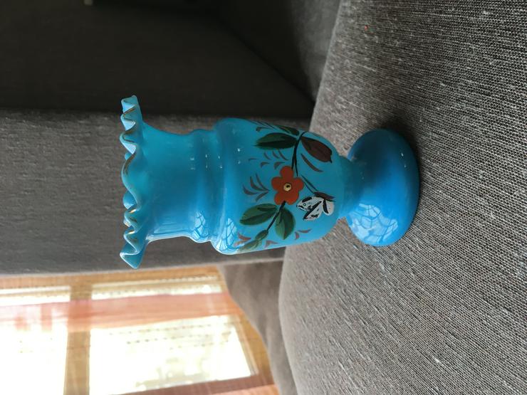 Blaue kleine Vase - zu Verschenken - Bild 1