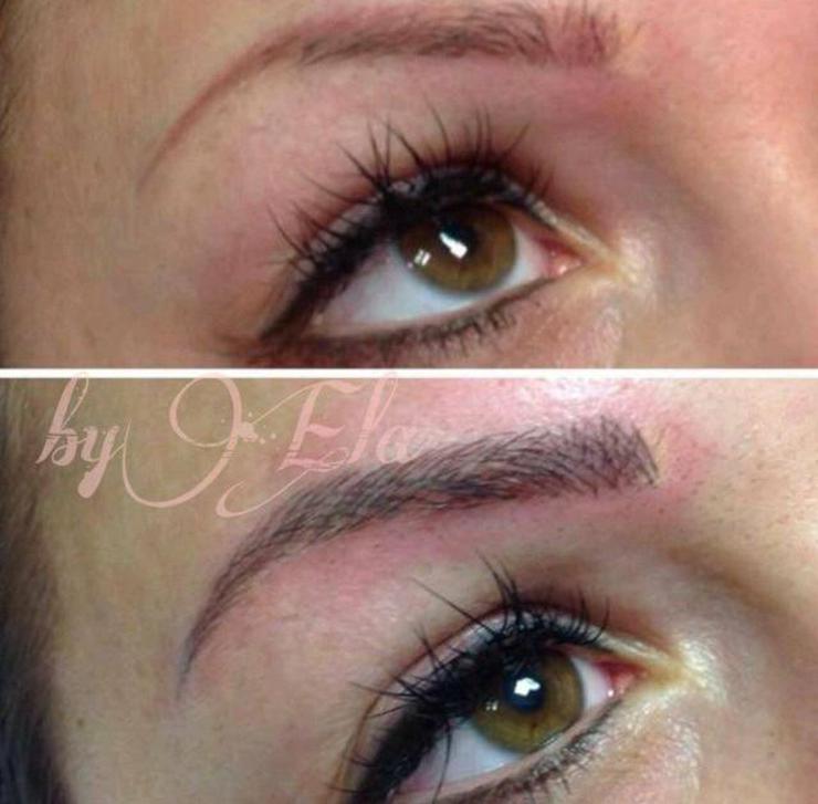 Bild 12: Microblading Härchenzeichnung PMU