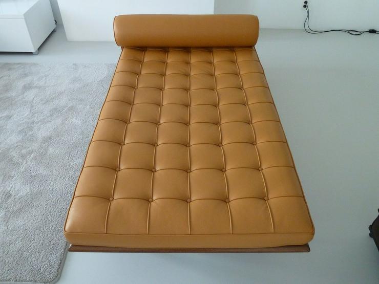 Knoll Ludwig Mies van der Rohe Barcelona Liege - Leder 'Velluto Amber - Sofas & Sitzmöbel - Bild 1