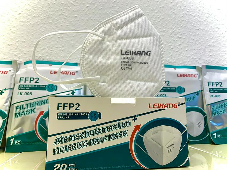 Bild 5: ab 0,55€ ✅ LEIKANG FFP2 Maske Geprüfte zertifizierte Ware ✅