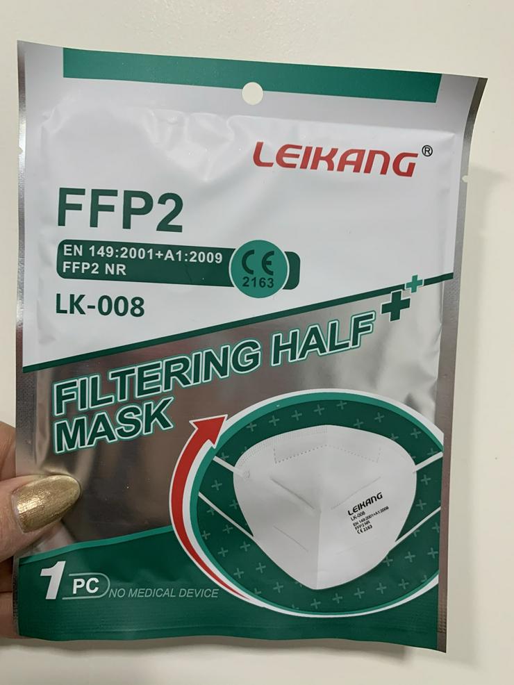 Bild 11: 60 x Leikang FFP2 NR Maske✅Geprüft und mit Zertifikat✅