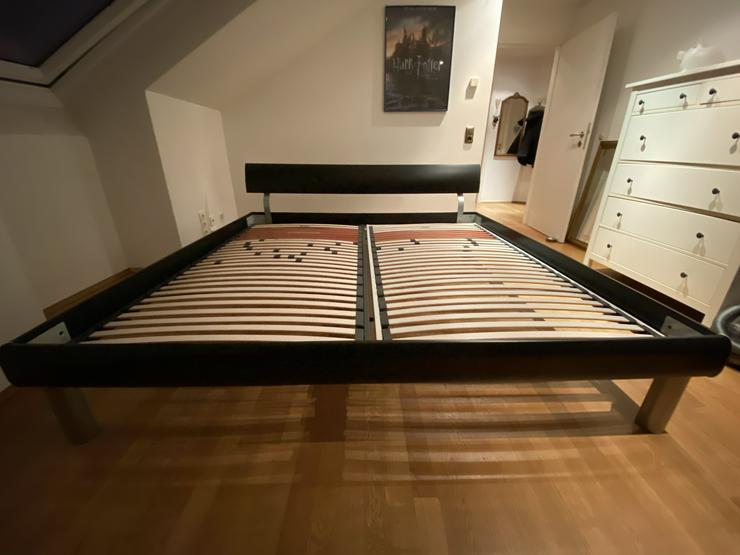 Gut erhaltenes Hasena Doppelbett 2m x 2m inklusive IPNOmed Lattenrosten - Betten - Bild 1