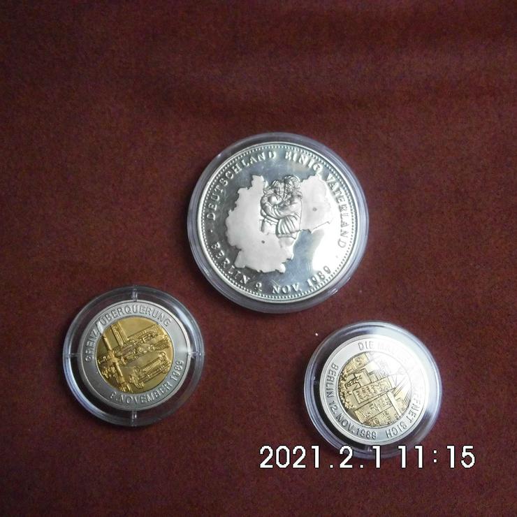 Deutsche Wiedervereinigung 3 Medaillen