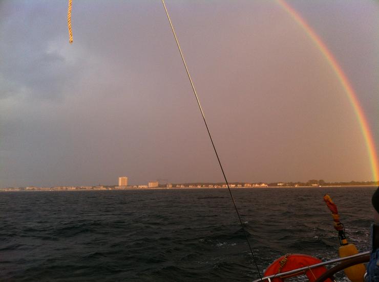 Bild 10: Mitsegeln auf einer modernen 50 Fuß Segelyacht ab Stralsund