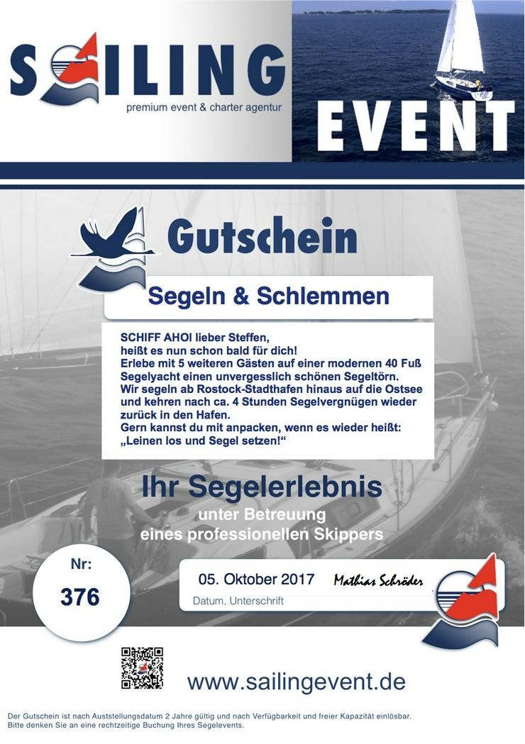 Bild 16: Mitsegeln auf einer modernen 50 Fuß Segelyacht ab Stralsund
