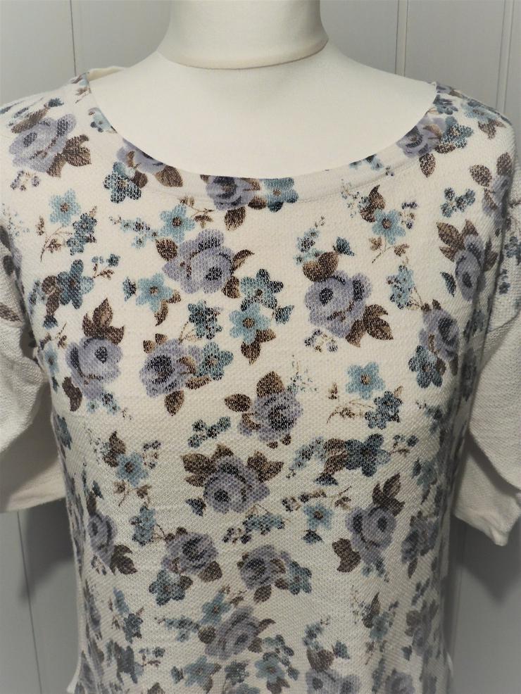 Pullover mit Blumendruck, ecru-bunt, Gr. 36, Linea Tesini - Größen 36-38 / S - Bild 2