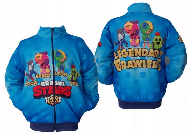 Hoodie Sweatshirt Jacke BRAWL STARS LEON - Größen 134-140 - Bild 18
