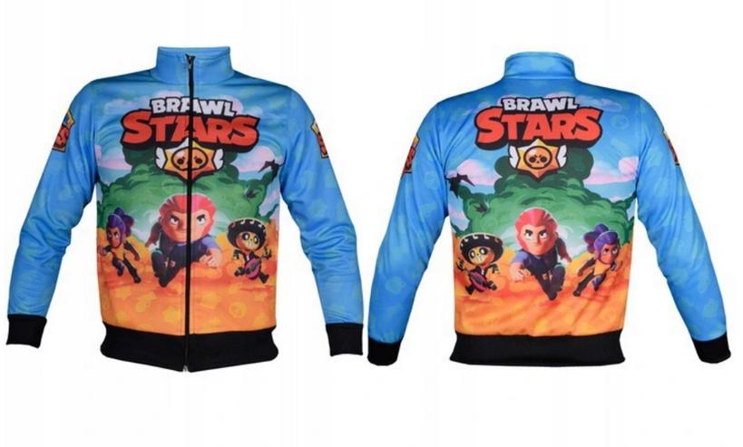 Hoodie Sweatshirt Jacke BRAWL STARS LEON - Größen 134-140 - Bild 10