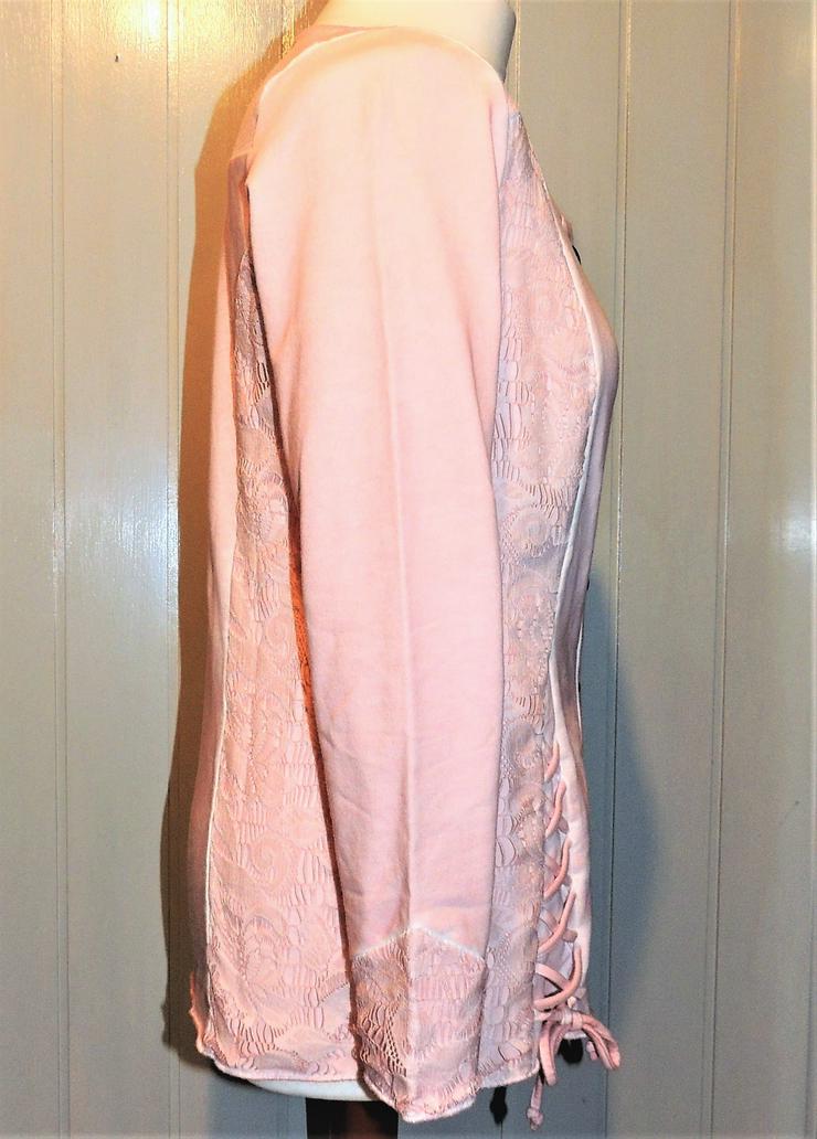 Rosa Shirt-Jacke Oberteil Pullover von Linea Tesini Größe 36 NEU (158 - 164) - Größen 146-158 - Bild 2