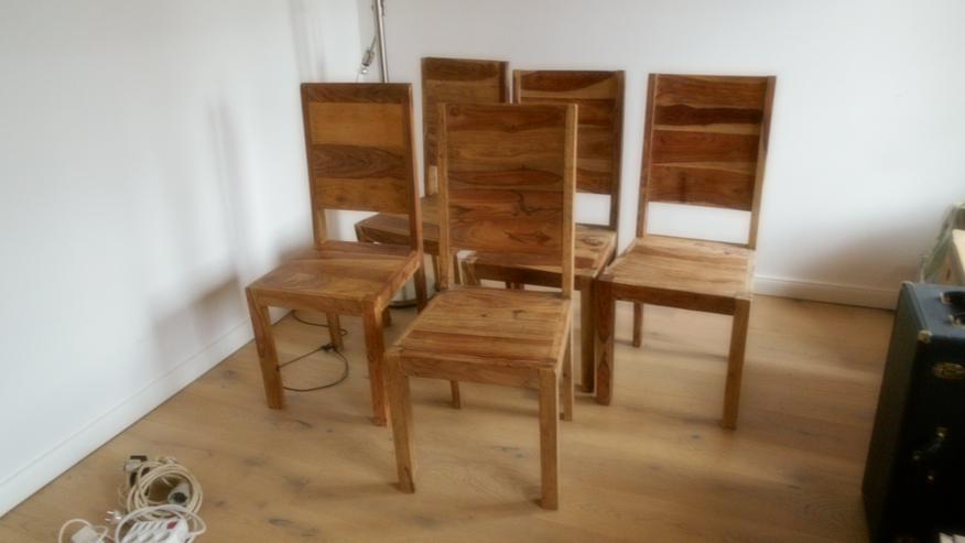 5 Shesham Esstischstühle zu verkaufen - Stühle & Sitzbänke - Bild 1
