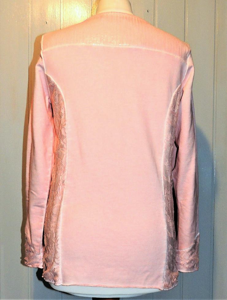 Bild 3: Rosa Shirt-Jacke Oberteil Pullover von Linea Tesini in Größe 36