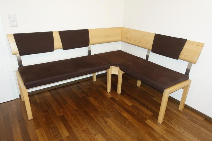 Bild 5: Essecke (Eckbank, Tisch, 2 Stühle), Birke massiv