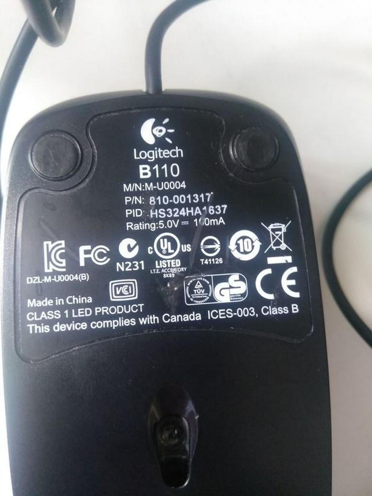 Optical USB- , Wheel-Mouse (logitech) - Tastaturen & Mäuse - Bild 2