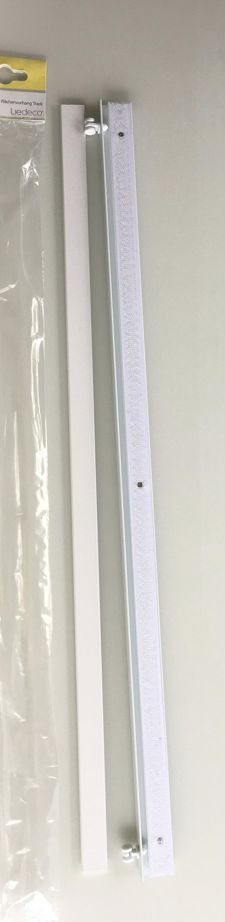 Bild 2: 14 Schiebepanel für Flächenvorhänge 60cm breit, weiß, mit Klettband, NEU